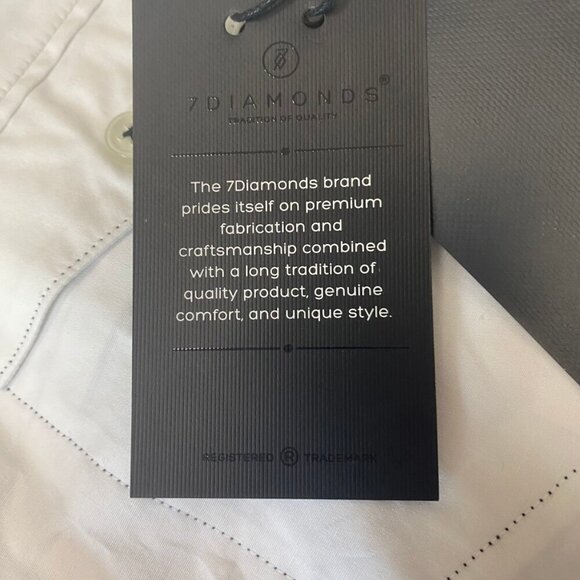 🔹 NWT 7Diamonds “All American” Stretch Button-Up Shirt – XXL Classic Fit 🔹 - Picture 5 of 9